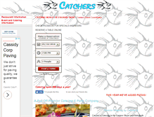 Tablet Screenshot of catcherscatering.com